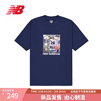 NEW BALANCE上衣24男款潮流运动休闲短袖T恤 NNY MT41598 M