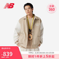 new balance 棒球服外套男款24年运动保暖休闲户外夹克AMJ41301 SOT S