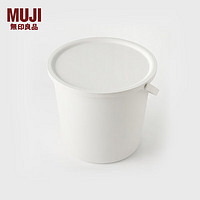 无印良品（MUJI） 聚丙烯 水桶/带盖 塑料桶 MAC4CC3A 原色 15L 1个