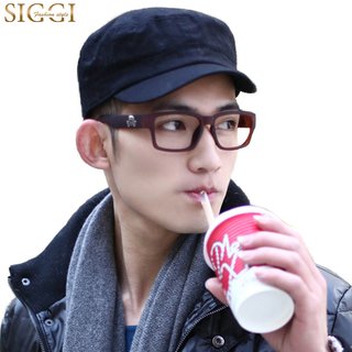 Siggi 帽子男大头春夏潮户外帽子短帽檐平顶帽太阳帽防晒帽子 黑色+黑色冰袖 L(61-63CM)