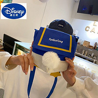 Disney 迪士尼 2023新款可爱超萌唐老鸭包包卡通系帆布包儿童斜挎包森系单肩包