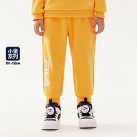 FILA 斐乐 男小童(105-140)流行舒适日常百搭运动裤男童针织长裤
