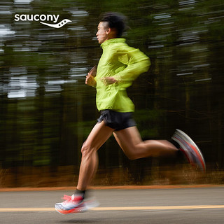 Saucony索康尼啡鹏4碳板竞速跑鞋男马拉松缓震回弹跑步鞋运动鞋白黑44