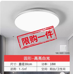 铁狼头铁艺 led吸顶灯  圆30CM白光18w