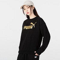 彪马（PUMA）女装上衣 24春季自营运动服跑步训练舒适休闲时尚套头衫 670945-01 S