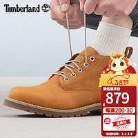 Timberland 男鞋休闲鞋春季大黄靴户外工装短靴牛皮马丁靴A2AKT A2AKT231/小麦色 43