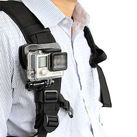 TELESIN 大疆action4运动相机支架适配gopro12 11背包夹配件insta360胸前固定夹