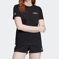 adidas 阿迪达斯 胜道运动 阿迪达斯 adidas 三叶草 Graphic Tee 女装运动短袖T恤 GK3669 30