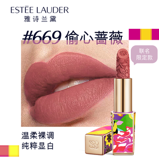 ESTEE LAUDER 雅诗兰黛 绒雾小金管 绝色由我绒雾唇膏 联名限定款 #669 3.5g