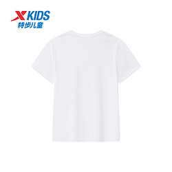XTEP 特步 童装男童短袖T恤儿童速干短T2024夏季新款中大童凉感运动上衣