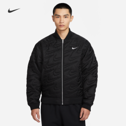 nike耐克官方男子绗缝夹克春季新款棉服外套宽松运动刺绣fv6152