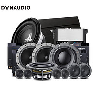 DYNAUDIO 丹拿 372+232全车是喇叭套装美国骇客6XSQ车载功放美国JL超低音