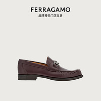 菲拉格慕（Ferragamo）【品牌授权门店发货】男士紫色扣饰莫卡辛鞋 0762691_3E _ 85