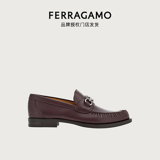 菲拉格慕（Ferragamo）【品牌授权门店发货】男士紫色扣饰莫卡辛鞋 0762691_3E _ 60