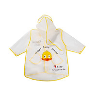 88VIP：小鹿米利 儿童雨衣1-3岁男女童小鸭斗篷幼儿宝宝雨鞋套装小童雨披