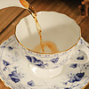 NARUMI日本NARUMI 鸣海Solaria 经典茶咖具套装/双人茶咖啡杯碟套装 双人茶/咖杯碟套/8128-51423礼盒