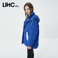 LINC Chic 金羽杰 LINCCHIC金羽杰羽绒服女复古学院感中长款羽绒服女冬季Y22803291