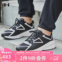 安德玛 UNDERARMOUR）Forge 96'明星同款'男女运动休闲鞋老爹鞋3027719 黑色001 41