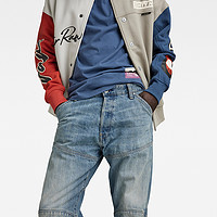 G-STAR RAW 2023秋季新品5620机车3D直筒14oz厚牛仔裤男D23699