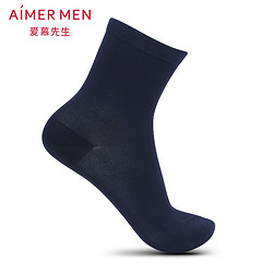 AIMER MEN 爱慕先生 17AW袜男士绅士把莫代尔薄款秋冬短袜NS94W015