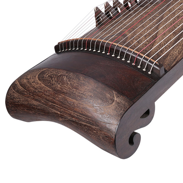 君琴 大师级整挖古筝可传承整挖筝花梨木实木专业考级演奏古筝琴 紫檀色配传统码