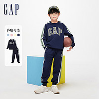 Gap 盖璞 男女童春季新款撞色运动两件套