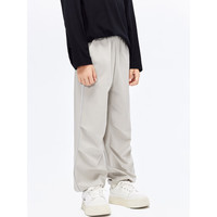 little MO&Co.速干 little moco童装24春装女童运动户外长裤降落伞兵束脚裤 浅雾绿色 110/53