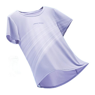 361° 女士运动T恤 662424120 淡薄紫 2XL