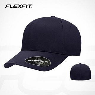 FLEXFIT DELTA180硬顶棒球帽帽子男大头围全封防晒鸭舌帽子女潮牌 2XL 藏青色（全封闭）