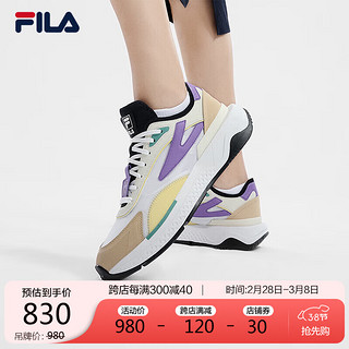 FILA 斐乐女鞋PIONIERE摩登运动鞋2024夏季休闲鞋跑步鞋 40