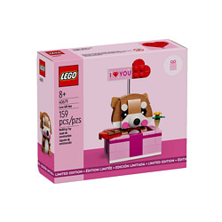 LEGO 乐高 40679表白小狗情人节礼物爱情礼盒儿童积木