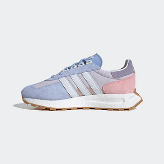 adidas RETROPY E5经典boost运动鞋女子阿迪达斯三叶草IF6808 紫/浅紫色/粉色/白色 37