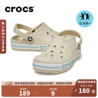 crocs 卡骆驰 贝雅卡骆班洞洞鞋男童女童包头拖鞋|207018 冬日白-11S 34(205mm)