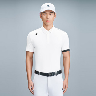 DESCENTEGOLF 迪桑特高尔夫FIELD系列男士短袖POLO衫春季 WT-WHITE 3XL (190/108A)