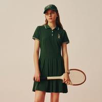TEENIE WEENIE 连衣裙女A字裙百褶裙高腰裙女夏季裙子小熊