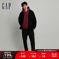 Gap 盖璞 男女装秋冬2023LOGO抱抱绒立领运动卫衣817851上衣