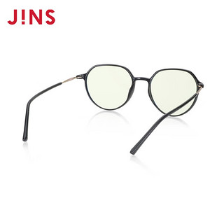 睛姿（JINS）40%防蓝光眼镜防辐射日用TR90皇冠框电脑护目镜升级FPC22S001 94黑色