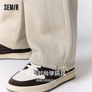 森马（Semir）休闲裤男保暖宽松直筒长裤109723127201 贝壳卡50255 XS