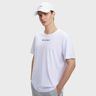 HOTSUIT后秀运动科技T恤男女款2024夏季吸湿速干休闲短袖 白色 3XL