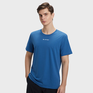 HOTSUIT后秀运动科技T恤男女款2024夏季吸湿速干休闲短袖 深蓝 4XL