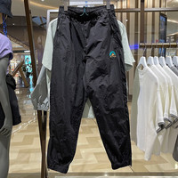阿迪达斯 (adidas)运动裤男裤春秋款新款三叶草休闲裤梭织透气小脚裤长裤IK8621 IK8621黑色