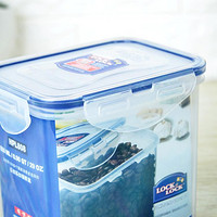 LOCK&LOCK; 单件家用谷物收纳盒上翻盖零食盒冰箱微波食品密封收纳塑料保鲜盒