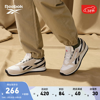 Reebok 锐步 官方情侣VICTORY CLASSIC复古运动透气舒适跑步鞋 GW3806 中国码:40.5(26cm),US:8