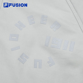 FILA FUSION斐乐潮牌款棉服2024春时尚简约休闲连帽上衣 脉动浅卡其-LK 180/100A/XL