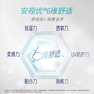 ACUVUE 安视优 强生 ACUVUE 安视优 欧舒适 日抛隐形眼镜 5片装