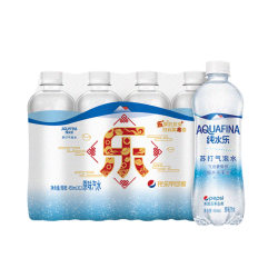 pepsi 百事 AQUAFINA 纯水乐 苏打气泡水 原味 450ml*12瓶