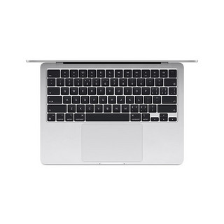 Apple 苹果 MacBook Air 2024款 13.6英寸 轻薄本 银色（M3 8+8核、核芯显卡、8GB、256GB SSD、2560*1664、LED、60Hz、MRXQ3CH/A）