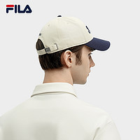 FILA 斐乐 官方情侣款棒球帽2024春季新款撞色遮阳帽运动帽鸭舌帽