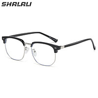 SHALALI 明月 1.60PMC超亮非球面镜片（0-600度）+SHALALI休闲近视眼镜框