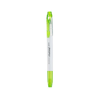 uni 三菱铅笔 PUS-103T 双头荧光笔 浅绿色 单支装